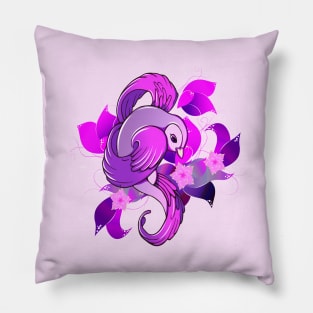 Bird of Paradise (in Love) Pillow