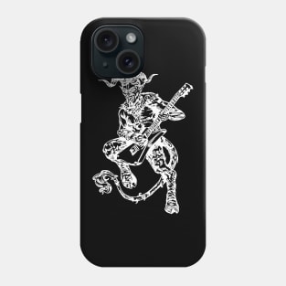 SEEMBO Devil Playing Guitar Guitarist Musician Music Band Phone Case