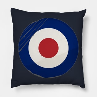 Worn RAF rondel Pillow