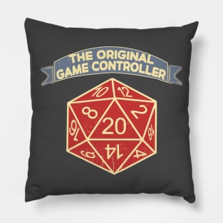 D20 The Original Game Controller Pillow