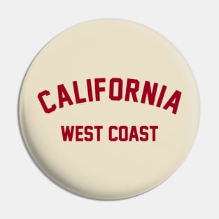 california west coast Pin