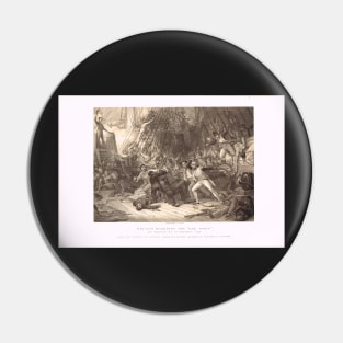 Nelson boarding & capturing San Josef 1797 Pin