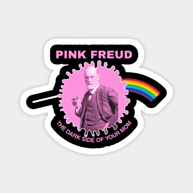 pink freud Magnet by ERRAMSHOP