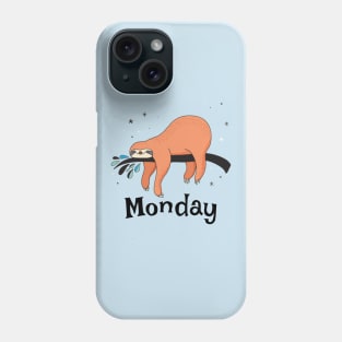 Sloth on Monday Phone Case