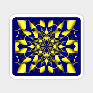 Symmetrical pattern Magnet