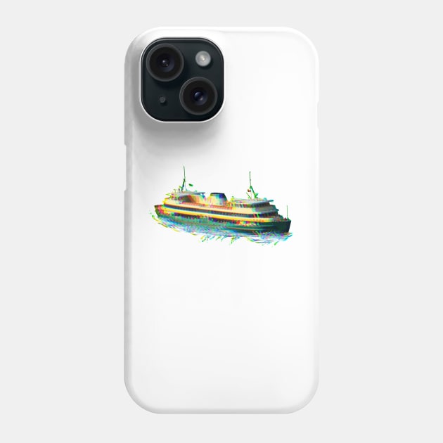 Reckless - Manly Ferry (white type) Phone Case by Simontology