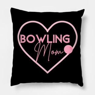 Bowling Mom Gifts Bowler Gift Pink Bowling Ball Mama Pillow