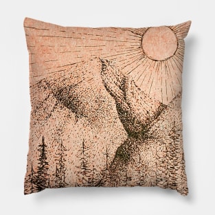 Mountain Sunrise Pillow