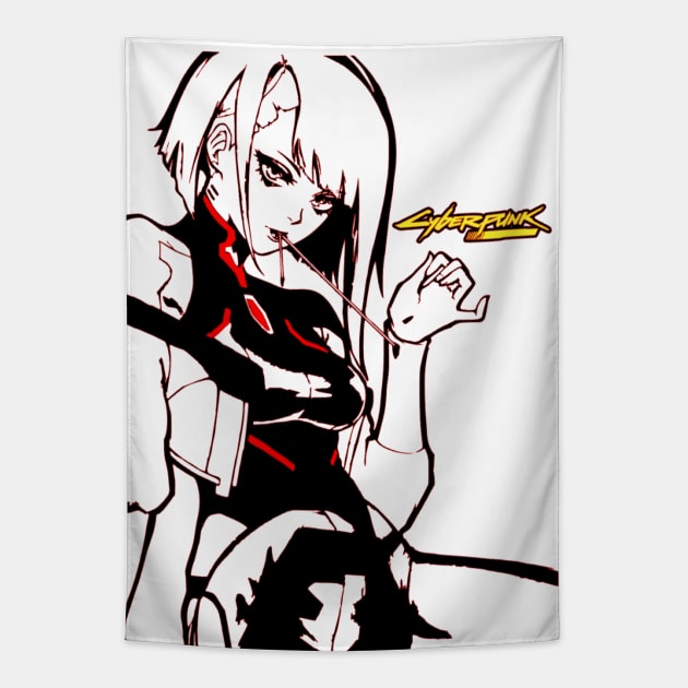 Lucy Cyberpunk Tapestry by OtakuPapercraft