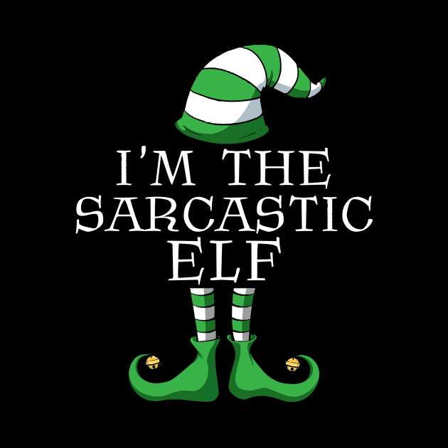 I'm The Sarcastic Elf Matching Family Pajamas Christmas Gift by thuden1738
