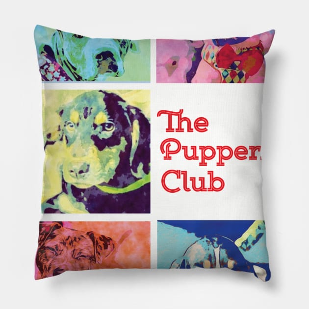 The Puppers Club Pillow by CuLTure Clothing 