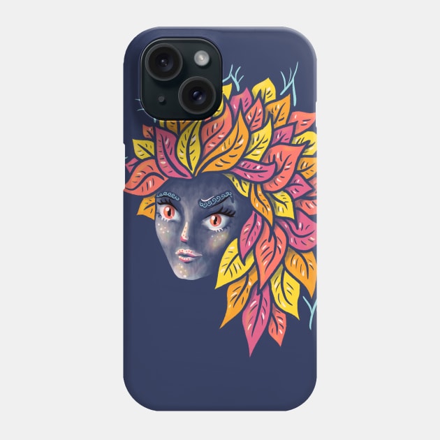 Alien Mother Nature Ghost Phone Case by Boriana Giormova