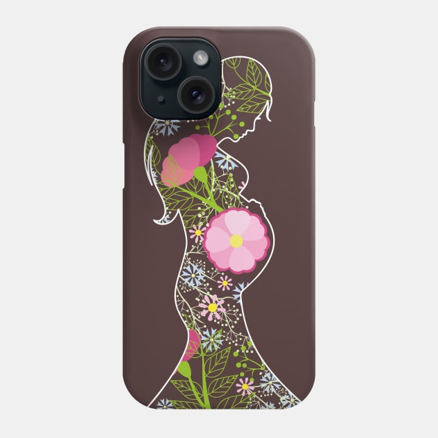 pregnant woman Phone Case by tetiana12.art