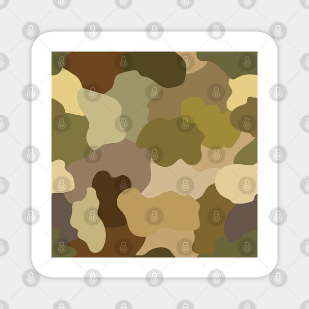 Abstract military or hunting camouflage background Magnet by IrinaGuArt