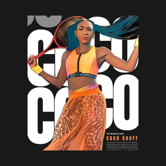 Team Cori 'Coco' Gauff Tennis Design by MikeyMeta