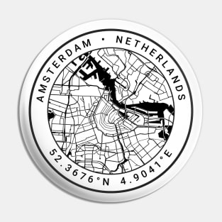 Amsterdam Map Pin