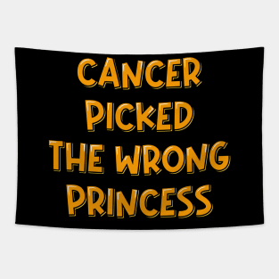 Cancer Picked the Wrong Princess Tapestry