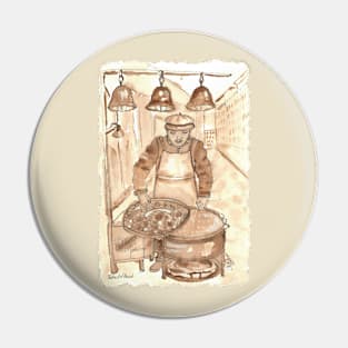 Rome, chestnut seller Pin