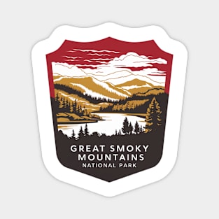 Great Smoky Mountains National Park Shield Magnet