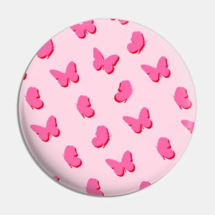 Pretty Pink Butterflies Pin