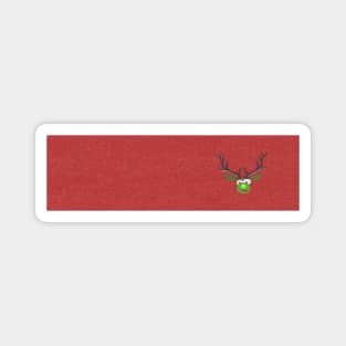 vintage aesthetic reindeer Christmas Magnet