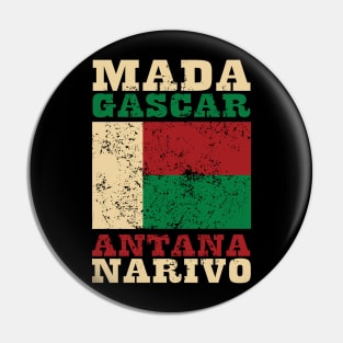 Flag of Madagascar Pin