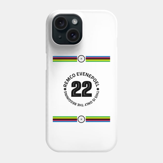 Evenepoel World Champion - Wollongong 2022 (The Beginning) Phone Case by p3p3ncil