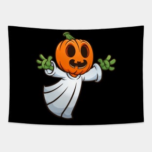 Halloween pumpkin ghost Tapestry