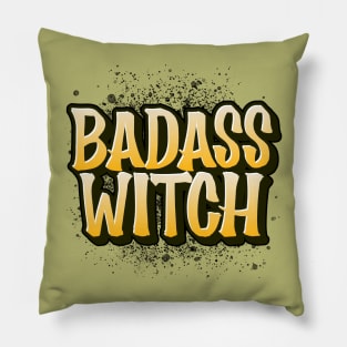 Badass Witch Pillow