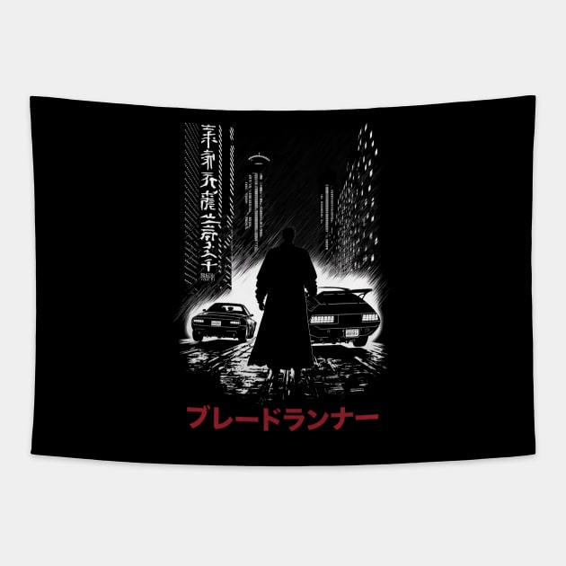 Blade Runner Noir Tapestry by DesignedbyWizards