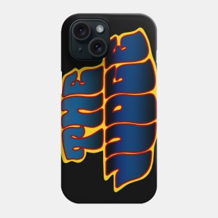 Badass Judge Blue on Yellow Phone Case