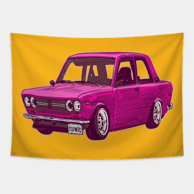 Vintage Ride Tapestry by jafaris