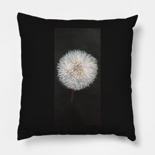 Dandelion in the dark Pillow