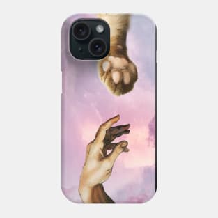 The Creation of Cat-am - Cat Paw Human Hand Phone Case