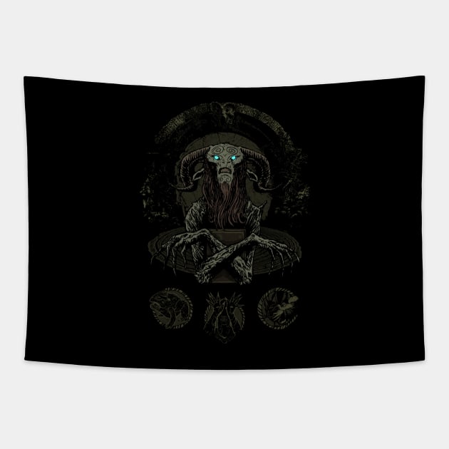 Faun's Nouveau Tapestry by Rookie