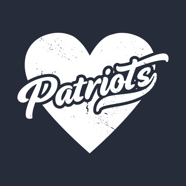 Vintage Patriots School Spirit // High School Football Mascot // Go Patriots by SLAG_Creative