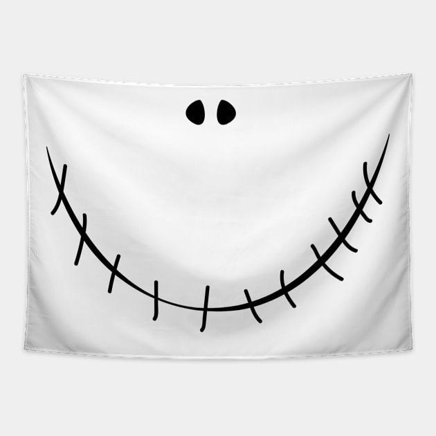 skellington sourire Tapestry by LesPetitsChefs