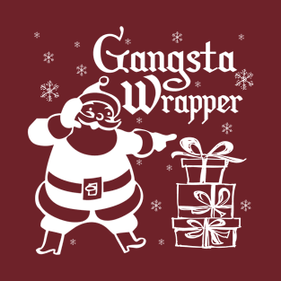 Gangsta Wrapper Dabbing Santa T-Shirt