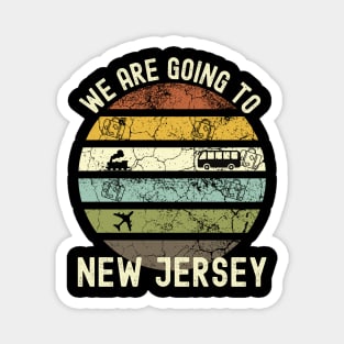 We Are Going To New Jersey, Family Trip To New Jersey, Road Trip to New Jersey, Holiday Trip to New Jersey, Family Reunion in New Jersey, Magnet