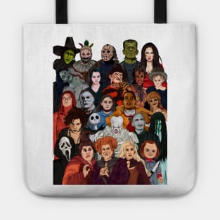 Horror Movie Characters Tote