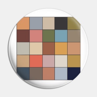 Checkerboard in Portugal inspired color palette Pin