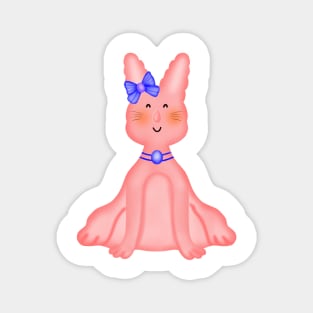 Cute lady rabbit Magnet