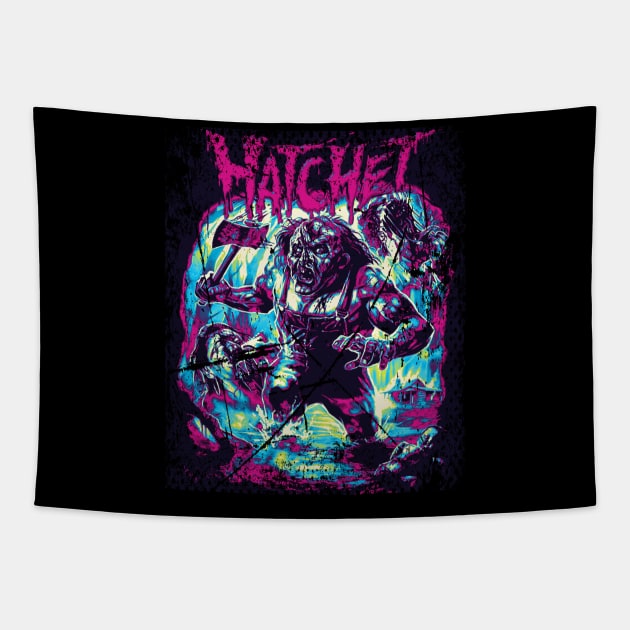 Present For Boys Girls Hatchets Tapestry by Super Face