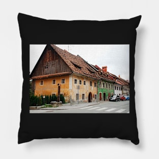 Historic Buildings in Skofja Loka 4 Pillow