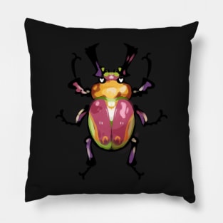 rainbow stag - heart eyes Pillow