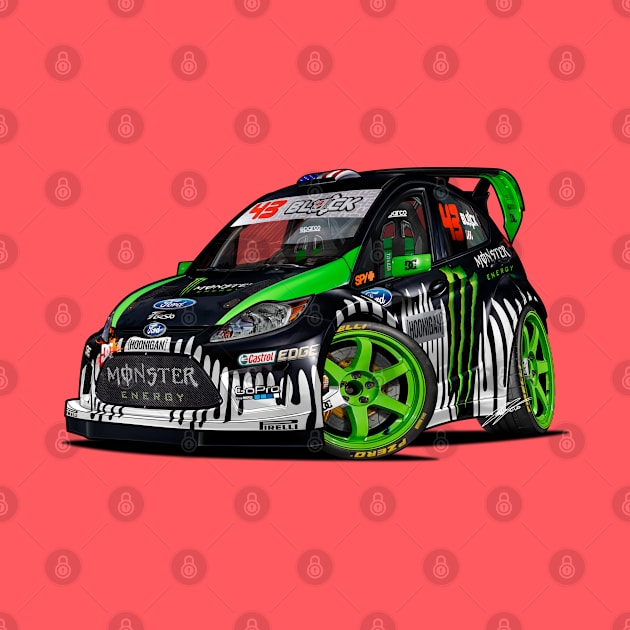 2011 FORD Fiesta GYM3 by RCJM_Cartoons