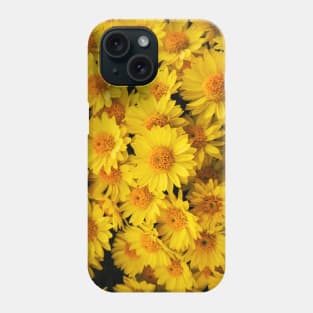 yellow chrysanthemums pattern Phone Case