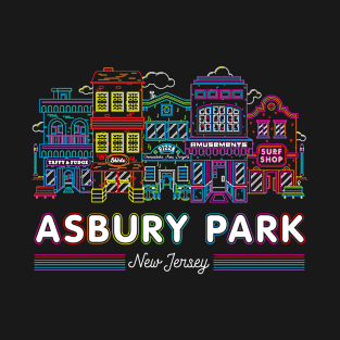 Asbury Park New Jersey Boardwalk T-Shirt