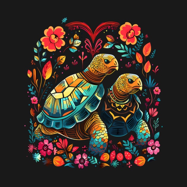 Tortoise Couple Valentine by JH Mart