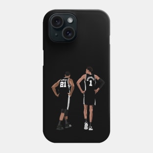 Spurs Past and Present Phone Case